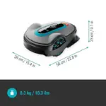 gardena mahroboter smart sileno life set 1500 1 500 m schnittbreite 22 cm neu – Bild 9