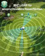 Mammotion LUBA 3 AWD 3000 Mähroboter-Set – Inkl. Garage & Waschständer, bis 3000 m² – Bild 5