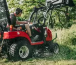 john deere rasentraktor x584 mit 137 cm accel deep mahwerk modell 2025 neu – Bild 2