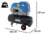 ABAC SPINN D2.2 200W 10 400/50 – Schallgedämpfter dreiphasiger Schraubenkompressor – Motor 3 HP – 200 l