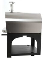 AgriEuro Cibus Inox 1000 – Edelstahl Holzbackofen für draußen – mit Backraum Ø 100 – Backfähigkeit: 6 Pizzen – Bild 3