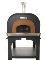 AgriEuro Cibus Inox 1000 – Edelstahl Holzbackofen für draußen – mit Backraum Ø 100 – Backfähigkeit: 6 Pizzen – Bild 4
