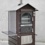 AgriEuro Magnus 80 Deluxe EXT – Holzbackofen – aus Edelstahl – kupferfarben