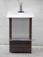 AgriEuro Magnus 80 Deluxe EXT – Holzbackofen – aus Edelstahl – kupferfarben – Bild 2