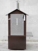 AgriEuro Magnus 80 Deluxe EXT – Holzbackofen – aus Edelstahl – kupferfarben – Bild 4