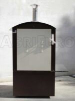 AgriEuro Maximus 100 Deluxe EXT – Edelstahl Holzbackofen für draußen – kupferfarben – Bild 2