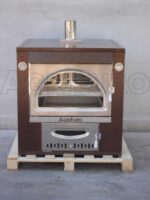 AgriEuro Maximus 100 Deluxe INC – Einbauholzbackofen aus Edelstahl – kupferfarben – Bild 4