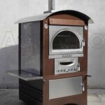 AgriEuro Maximus 80 Deluxe EXT – Holzbackofen – aus Edelstahl – kupferfarbene Lackierung