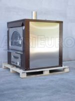 AgriEuro Maximus 80 Deluxe INC Inox – Einbauholzbackofen – kupferfarben – Bild 4