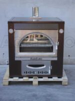 AgriEuro Maximus 80 Deluxe INC Inox – Einbauholzbackofen – kupferfarben