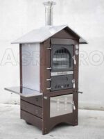 AgriEuro Medius 60 Deluxe EXT – Holzbackofen – aus Edelstahl – kupferfarben – Bild 3