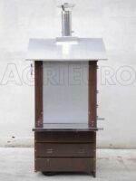 AgriEuro Medius 60 Deluxe EXT – Holzbackofen – aus Edelstahl – kupferfarben – Bild 2