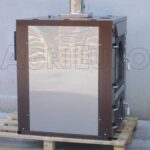 AgriEuro Medius 60 Deluxe INC – Einbau-Holzbackofen aus Edelstahl – kupferfarben