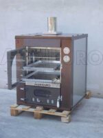AgriEuro Medius 60 Deluxe INC – Einbau-Holzbackofen aus Edelstahl – kupferfarben – Bild 2
