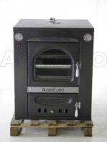 AgriEuro Medius 60 Inc – Einbau-Holzbackofen aus Stahl – Umluftbackofen – Bild 3