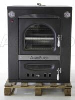 AgriEuro Medius 60 Inc – Einbau-Holzbackofen aus Stahl – Umluftbackofen