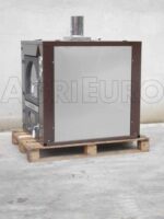 AgriEuro Medius 80 Deluxe INC – Einbau-Holzbackofen aus Stahl – kupferfarben – Bild 2
