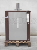 AgriEuro Medius 80 Deluxe INC – Einbau-Holzbackofen aus Stahl – kupferfarben – Bild 3