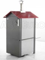 AgriEuro Medius 80 EXT – Holzbackofen – mit Lüftungssystem und rotem Dach – Bild 2