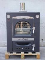 AgriEuro Medius 80 Inc – Einbau-Holzbackofen aus Stahl – Umluftbackofen