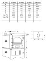 AgriEuro Medius 80 Inc – Einbau-Holzbackofen aus Stahl – Umluftbackofen – Bild 4