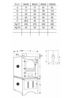 AgriEuro Medius Plus 100 Inc – Einbau-Holzbackofen – Umluftbackofen – Bild 4
