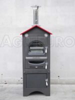 Agrieuro Minimus 50 EXT – Holzbackofen für draußen aus Edelstahl – Umluftbackofen – Bild 2