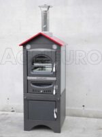 Agrieuro Minimus 50 EXT – Holzbackofen für draußen aus Edelstahl – Umluftbackofen – Bild 3