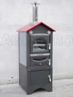Agrieuro Minimus 50 EXT – Holzbackofen für draußen aus Edelstahl – Umluftbackofen – Bild 4