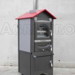 Agrieuro Minimus 50 EXT – Holzbackofen für draußen aus Edelstahl – Umluftbackofen