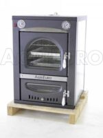 AgriEuro Minimus 50 INC – Einbau-Holzbackofen aus Stahl – Umluftbackofen – Bild 3