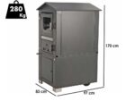 AgriEuro Premium Line Domizio 80 – Holzbackofen – 45×80 cm