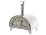 AgriEuro Premium Line Quattro Stagioni Holzbackofen aus Edelstahl – für 1 Pizza
