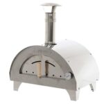 AgriEuro Premium Line Quattro Stagioni Holzbackofen aus Edelstahl – für 1 Pizza