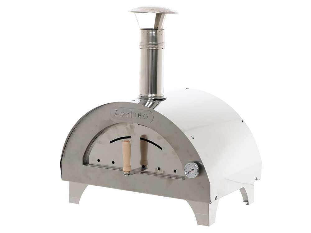 AgriEuro Premium Line Quattro Stagioni Holzbackofen aus Edelstahl – für 1 Pizza – Bild 1