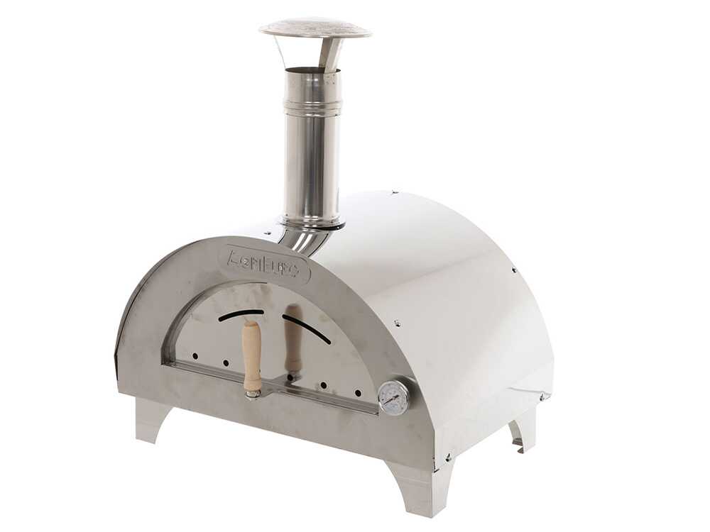 AgriEuro Premium Line Quattro Stagioni Holzbackofen aus Edelstahl – für 1 Pizza – Bild 3