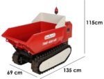 Akku Mini Raupendumper GeoTech-Pro TMD 400 HR mit Fernbedienung – mit hydraulischer Kippfunktion – 400 kg