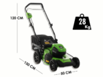 Akku-Rasenmäher Greenworks GD40LM46HPK4 – 40V 4Ah