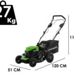 Akku-Rasenmäher Greenworks GD48LM46SP 48V – 46 cm – Akku 4Ah, mit Radantrieb