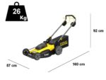 Akku-Rasenmäher Stanley SFMCMWS251M-QW 18V – 2x 4.0 Ah