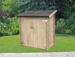 Alce Ambrogio 155×85 – Gerätehaus aus Holz – Pultdach – 155×85×165 cm – Bild 2