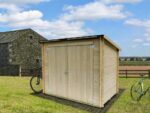 Alce Eureka 218×130 – Gerätehaus aus Holz – Pultdach – 218x130x167 cm