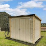 Alce Eureka 218×130 – Gerätehaus aus Holz – Pultdach – 218x130x167 cm