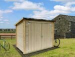 Alce Eureka 218×130 – Gerätehaus aus Holz – Pultdach – 218x130x167 cm – Bild 2