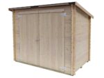 Alce Eureka 218×130 – Gerätehaus aus Holz – Pultdach – 218x130x167 cm – Bild 4