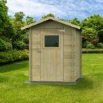 Alce Flavia 146×130 – Gartenhaus aus Holz – Mit Frontfenster – 146x130x194 cm