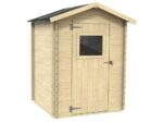 Alce Flavia 146×130 – Gartenhaus aus Holz – Mit Frontfenster – 146x130x194 cm – Bild 4