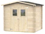Alce Hobby 248×198 – Gartenhaus aus Holz – Mit Fenstern und Doppelflügeltür – 248x198x217 cm – Bild 4