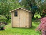 Alce Livia 198×130 – Gerätehaus aus Holz – Mit Frontfenster – 198x130x205 cm