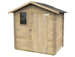 Alce Livia 198×130 – Gerätehaus aus Holz – Mit Frontfenster – 198x130x205 cm – Bild 4